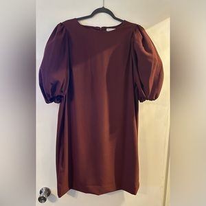 Preston and York puffy sleeve dress